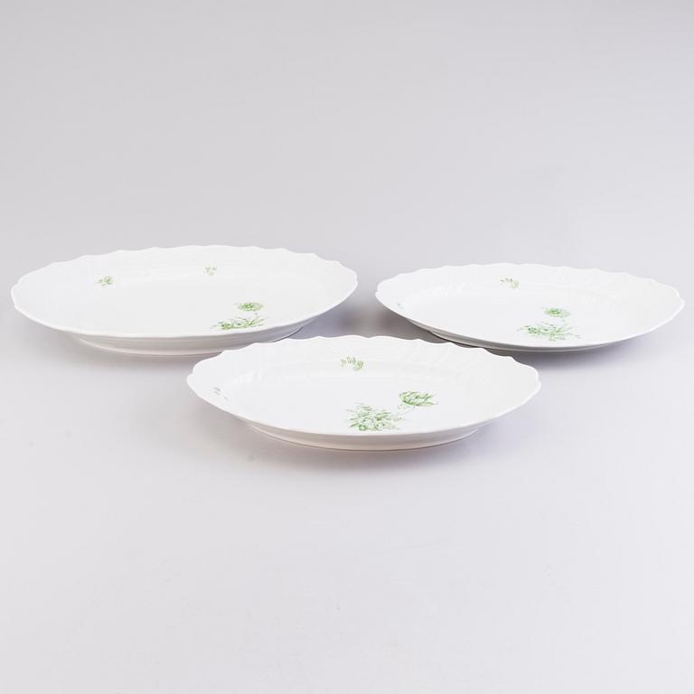 A 51-piece Hutschenreuther Selb Dresden porcelain dinner set, Bavaria Germany.