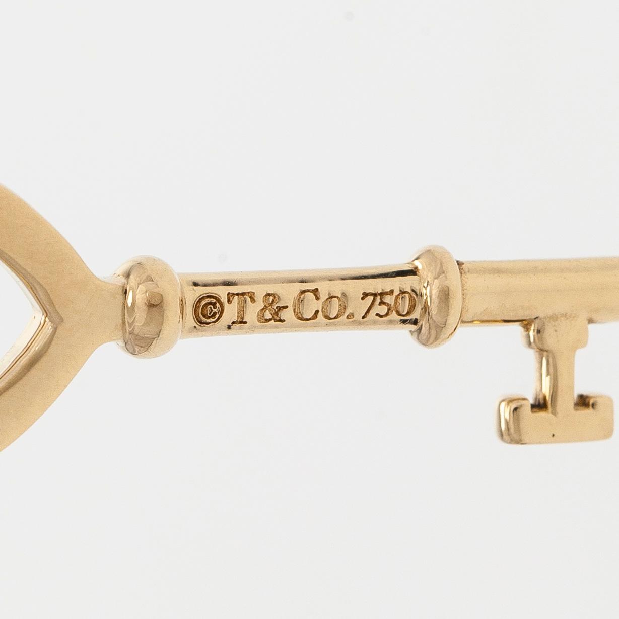 Tiffany & Co, halsband, "Tiffany Keys", 18K guld.