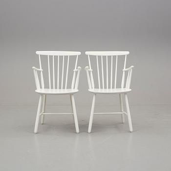 KARMSTOLAR, ett par, 1960-/70-tal.