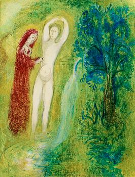 326. Marc Chagall, "Daphnis et Chloé au bord de la fontaine", ur: "Daphnis et Chloé".
