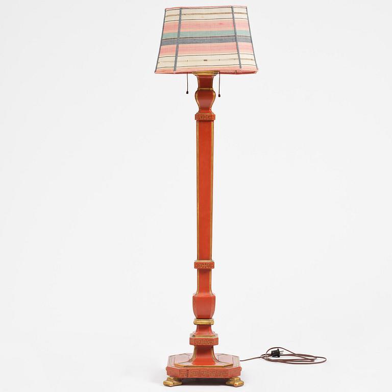 Carl Malmsten, golvlampa, Swedish Grace, snickarmästare Albin Johansson, Stockholm, för Villa Kvikkjokk, 1927.
