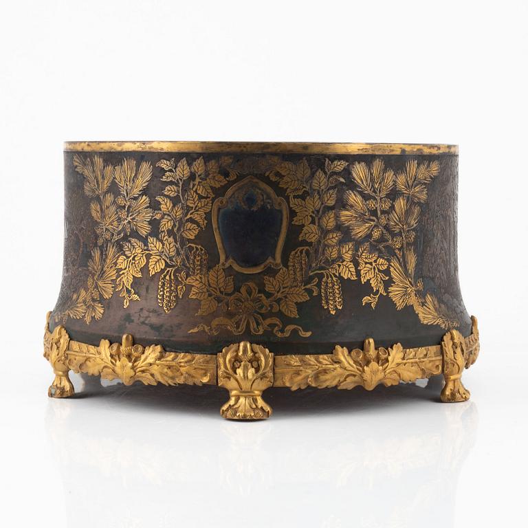 A Swedish Art Nouveau Flower Pot, signed by Carl Hjalmar Norrström 1918.