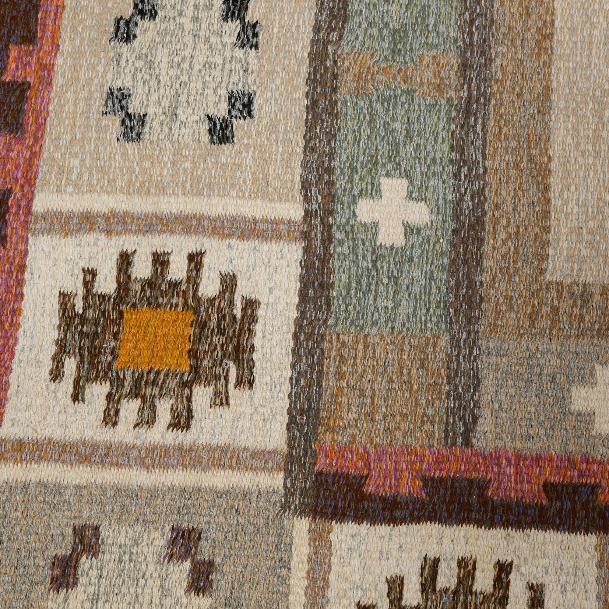 MATTA, rölakan, Ingegerd Silow, 1900-talets andra hälft, 235x160 cm.