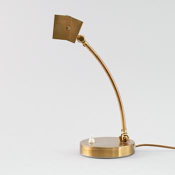 PIANOLAMPA, mässing, 1900-talets andra hälft.