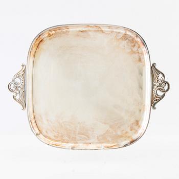 Serving dish/bowl "Bellis" GAB silverplate 1930s/40s.