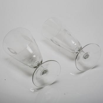 A set of glass tableware, 26 pcs, by Rosenthal, second half of the 20th century.