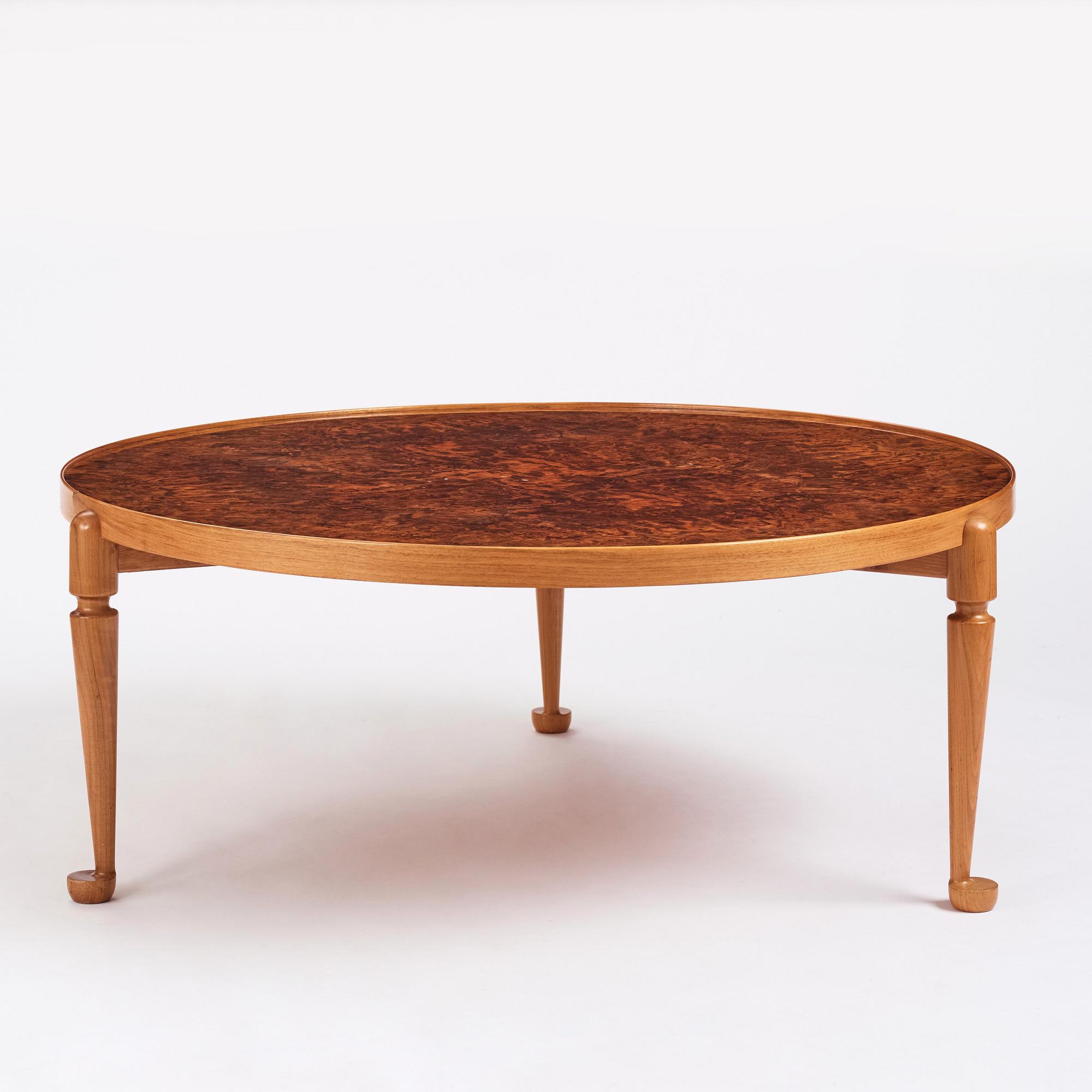 Josef Frank, Josef Frank, a model 2139 coffee table, Svenskt Tenn, Sweden, prior to 1985.