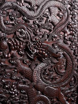 A large Imperial Hongmu compound cabinet, Qingdynasty, 19th century.