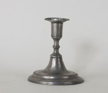 LJUSSTAKE, tenn, gustaviansk, Magnus Bergman, Malmö (1794-1809).