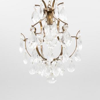 A mid 1900s Rococo style chandelier.