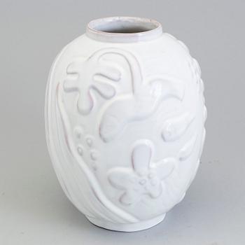 A earthenware vase by Anna-Lisa Thomson for Upsala Ekeby, around the mid 20th century.