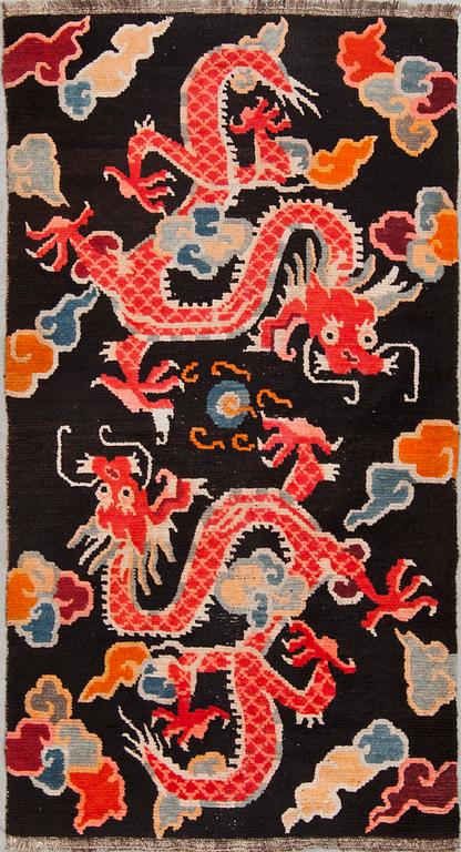 MATTA, old/semiantik, Tibet, ca 177 X 94 cm.
