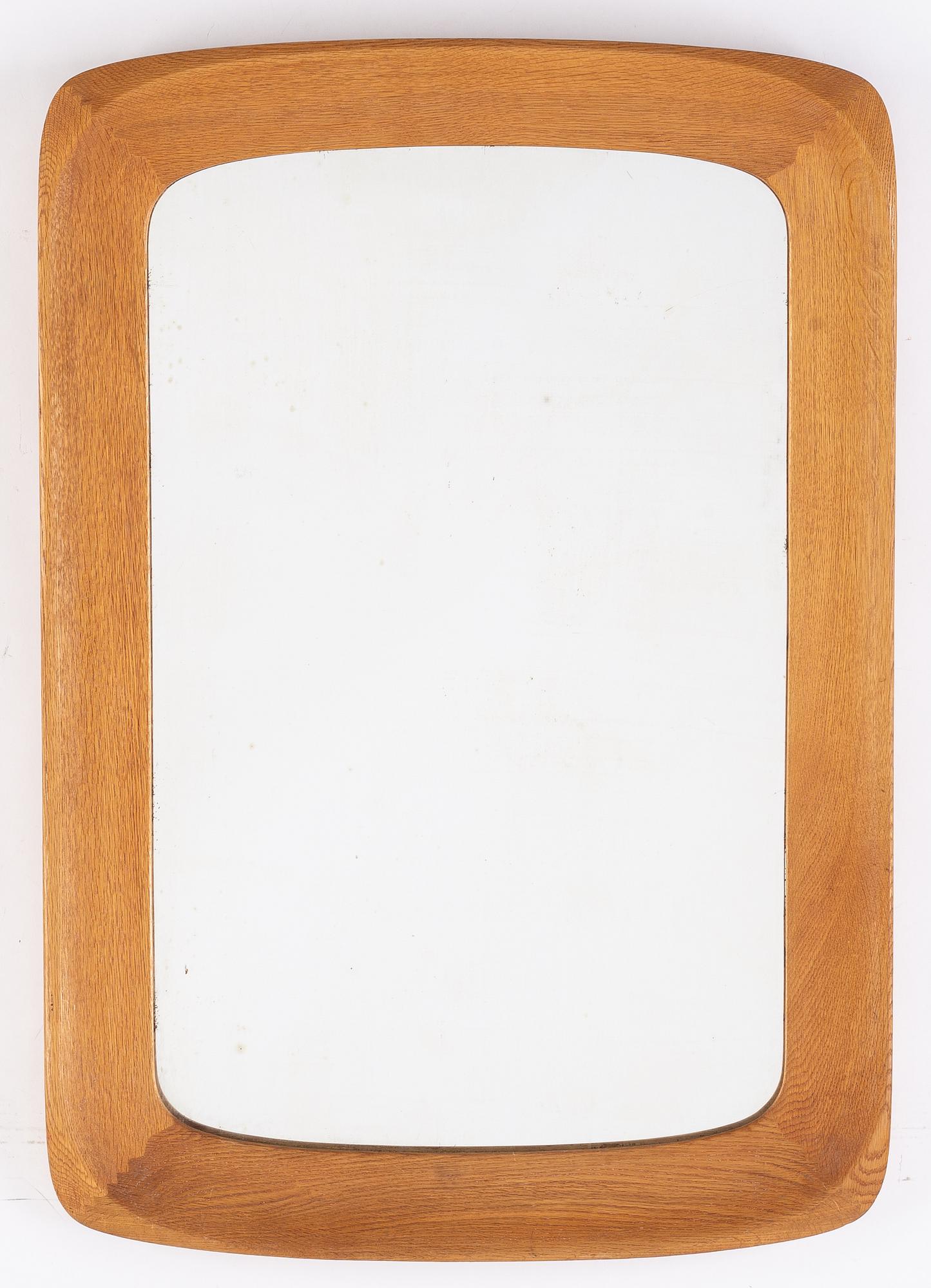 A pair of oak mirrors from Glas & Trä, dated 1961.