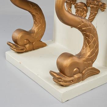 SPEGEL samt KONSOLBORD, empire, 1800-talets första hälft.