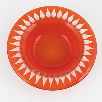 Sigurd Persson, a glass bowl, Kosta.