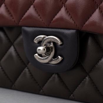 CHANEL, double flap bag "Tricolor", 2013-14.