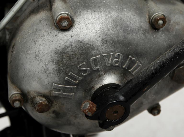 MOTORCYKEL, Husqvarna, Rödmyra, 1949.