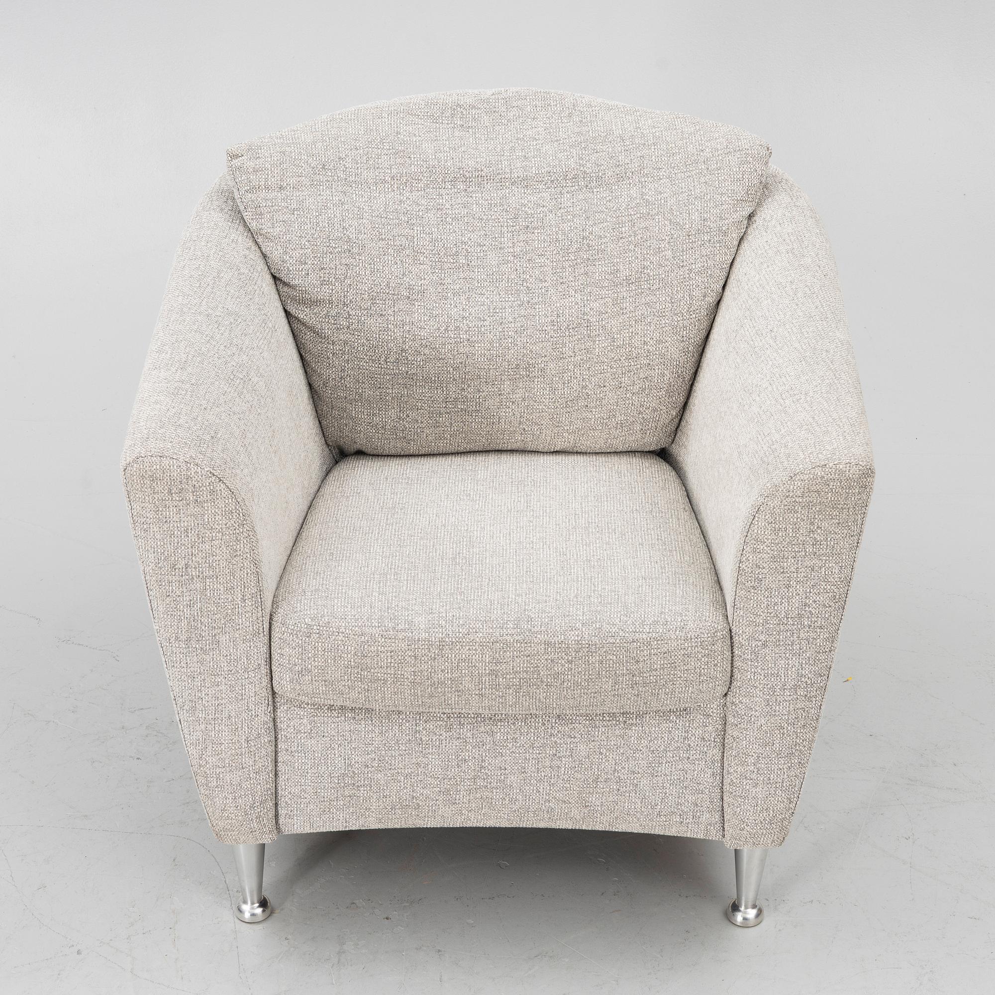 Sofa and armchair, Brunstad, Norway, contemporary.