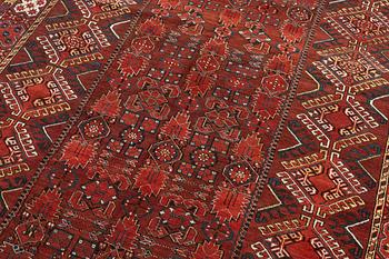 Matta, antik Beshir, Västra Turkmenistan, ca 597 x 240 cm.