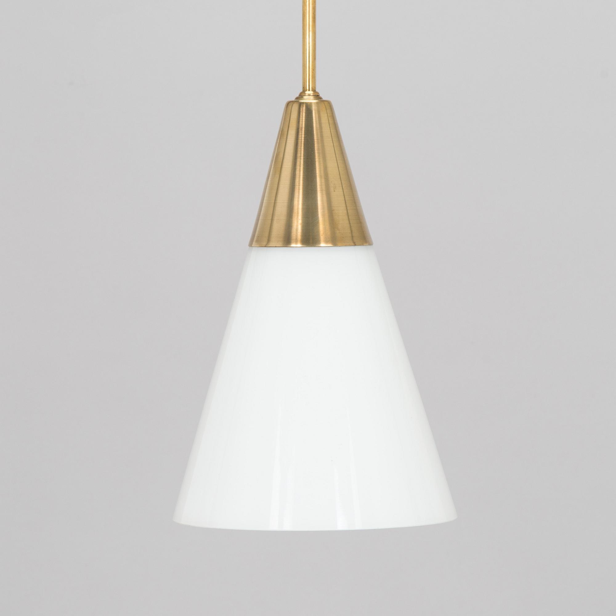A 1960s pendant light.