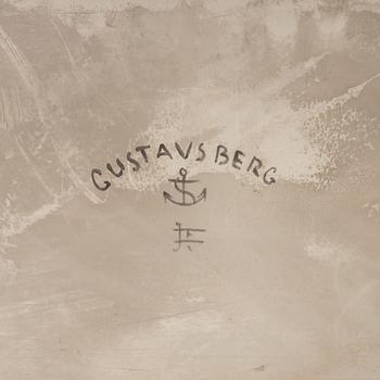 Josef Ekberg, a Rococo style tea table, Gustavsberg, first half of the 20th Century.