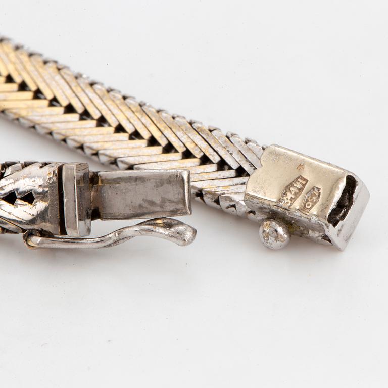ARMBAND, med smaragder.