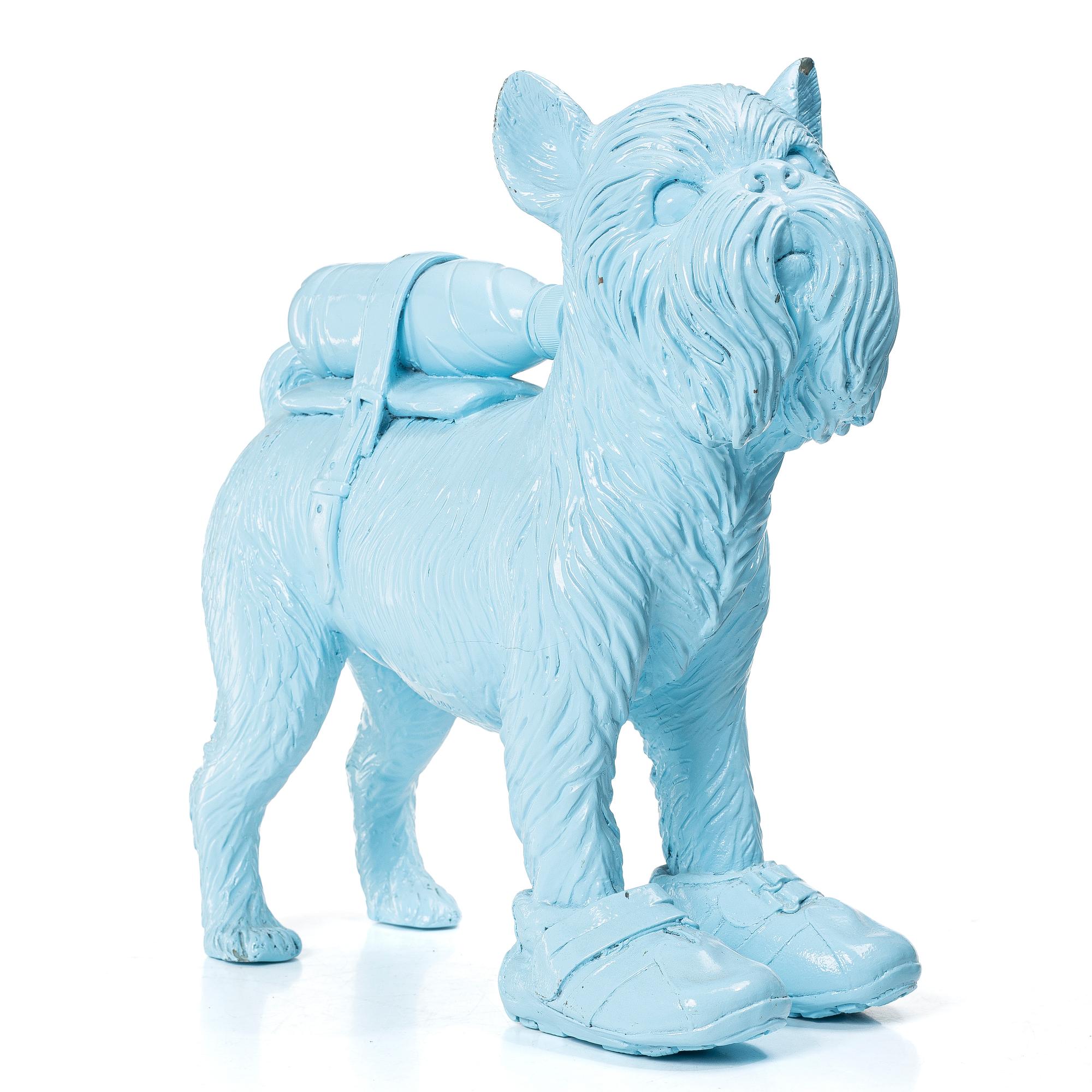 William Sweetlove, "Cloned Griffon Bruxellois with pet bottle.".
