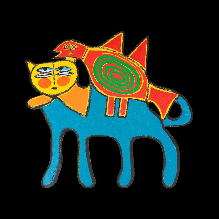 BEVERLOO CORNEILLE, polykrom metall, signerad och numrerad 44/49.