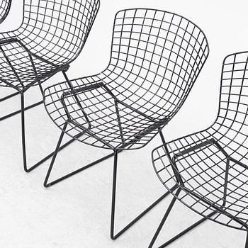 Harry Bertoia, four "Sidechair", 1960/70's.