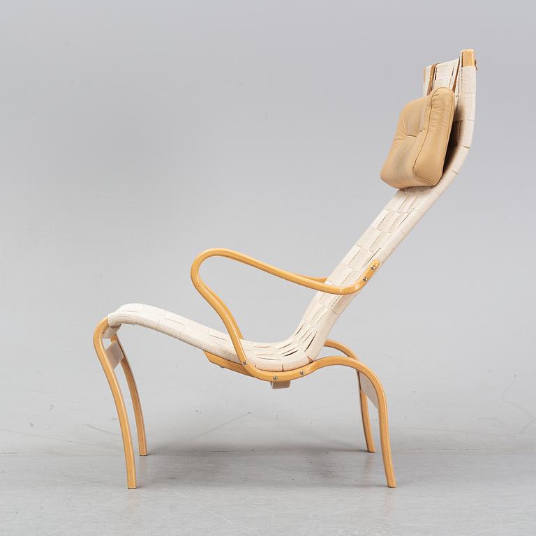 Bruno Mathsson, fåtölj, "Miranda", Bruno Mathsson International 1995.