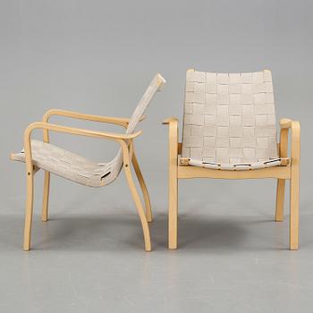 FÅTÖLJER, "Primo", ett par, Yngve Ekström, Swedese, 1990-tal.