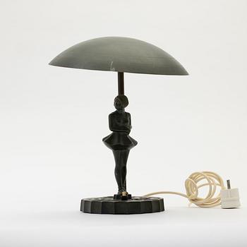 Table lamp, Malmö Metal Goods Factory, Art Deco, 1930s.