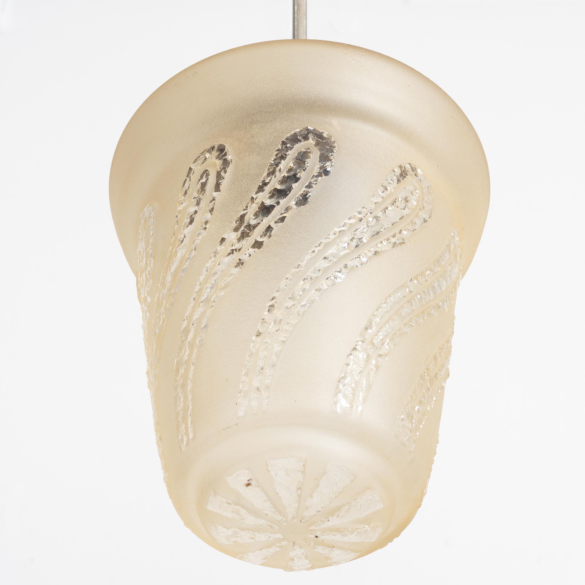 Ceiling lamp, Swedish Modern, 1940s.