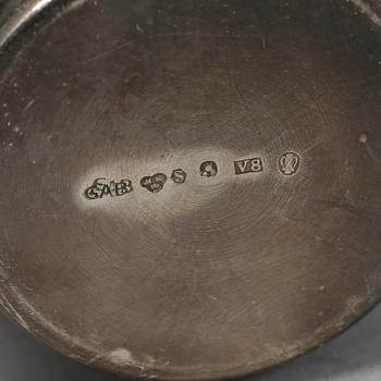 PARTI SILVER, 15 delar, 1900-tal. Tot vikt ca 618 g.