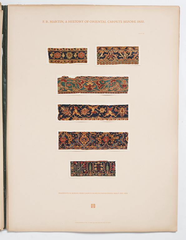 Fredrik Robert Martin: "A History of Oriental Carpets before 1800", Vienna, 1906.