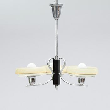 TAKLAMPA, 1900-talets första hälft. Höjd ca 70 cm.