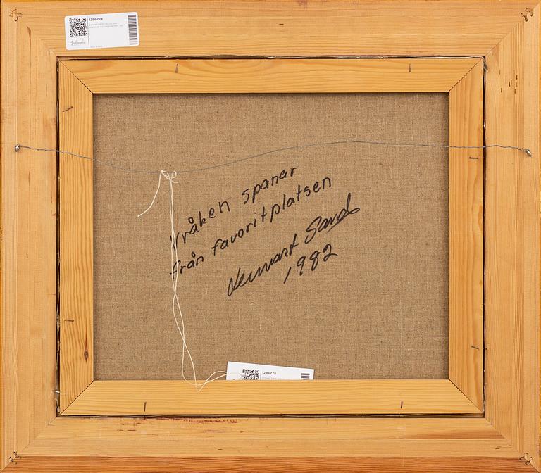 Lennart Sand, oil on canvas. Signed and dated 1982.