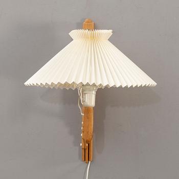 An Erik Hansen wall lamp "Saxelampe" for le klint Denmark later part of the 20th century.