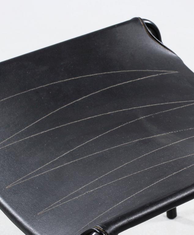 A footstool designed by Alf Svensson for Bra Bohag, Studio-kollektionen, Ljungsindustrier.