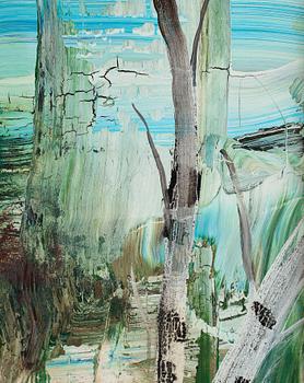 Ernst Billgren, oil on panel with mosaic frame, signed EB and executed in 2013.