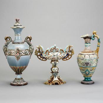 PARTI MAJOLIKA, Bl.a. Rörstrand, 1800/1900-tal.