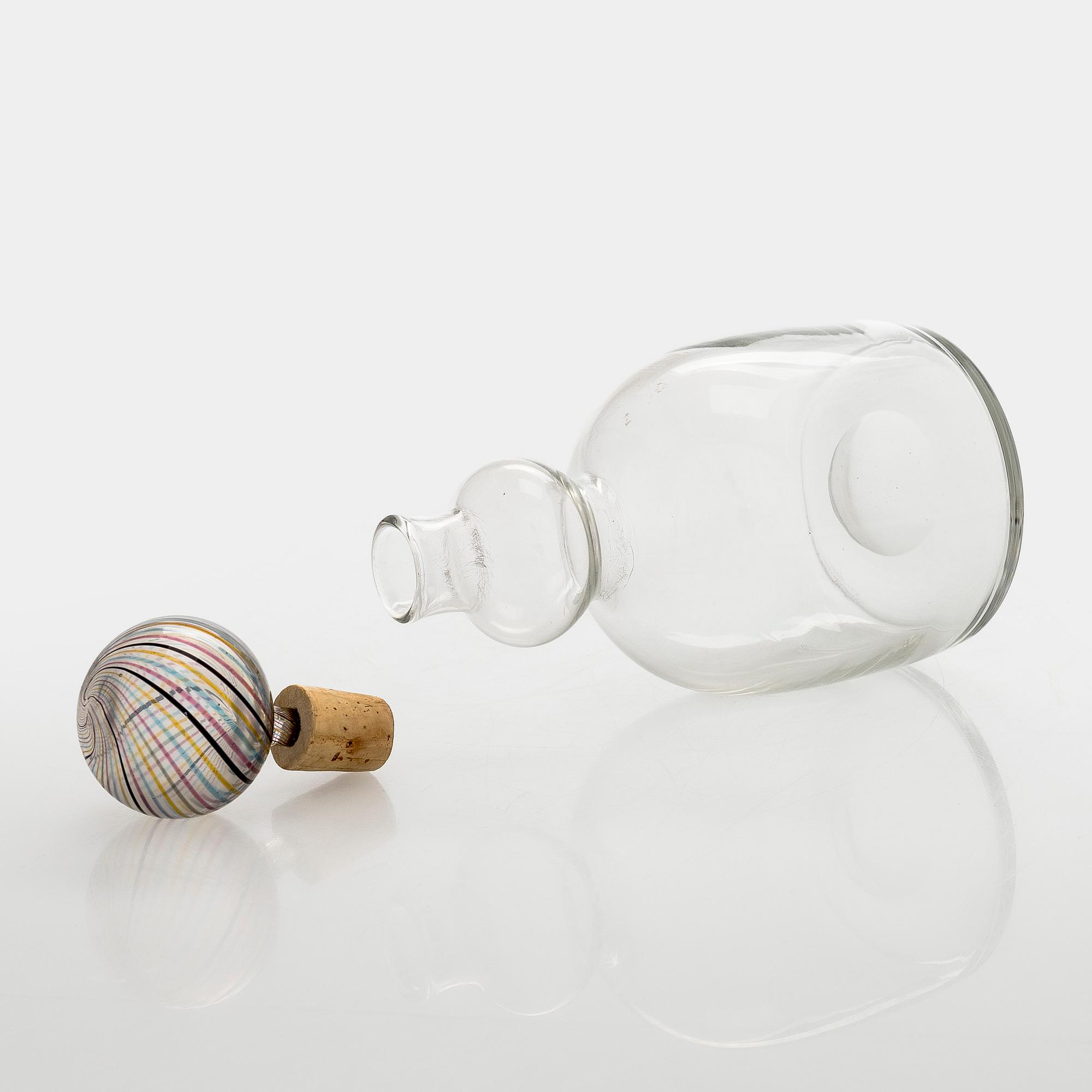 Kaj Franck, karaff, "KF 503", signerad, K. Franck, Nuutajärvi Notsjö -63.