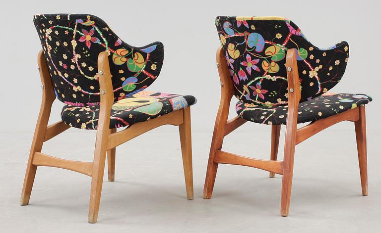 KARMSTOLAR, ett par, "Winni", Ikea, 1960-tal.