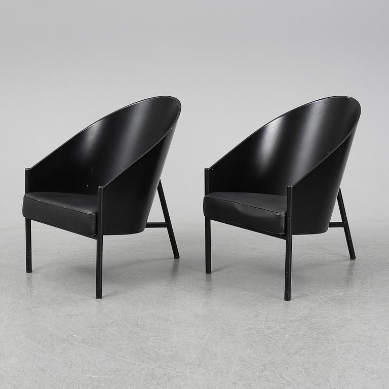 PHILIPPE STARCK, a pair of 'Costes' armchairs, Aleph, Driade, Italy.