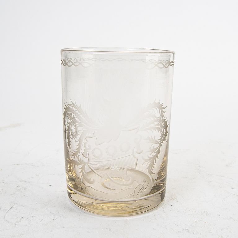 A set of 4+4+2 glasses 20th century.