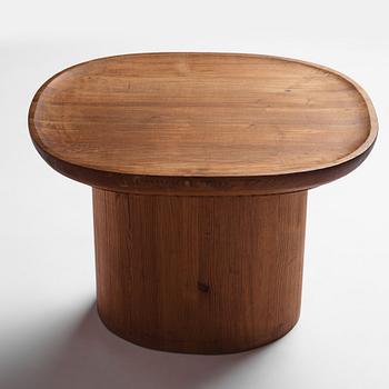 Axel Einar Hjorth, a stained pine 'Utö' table, Nordiska Kompaniet, Sweden 1930s.