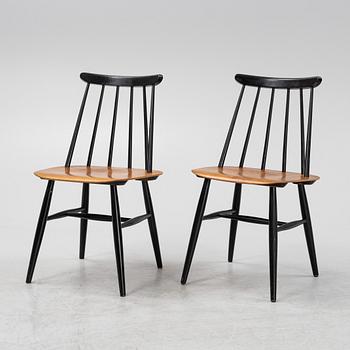 Ilmari Tapiovaara, a set of six 'Fanett' chairs from Edsbyverken, 1960's.