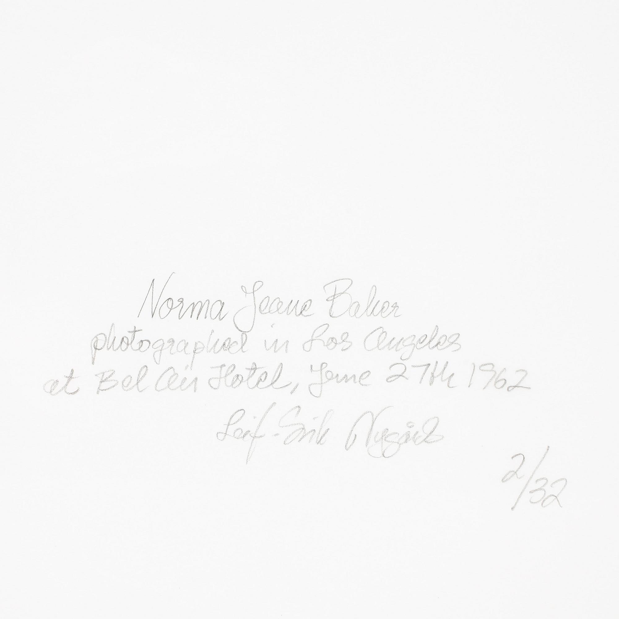 LEIF-ERIK NYGÅRDS, Inkjet print, signerad och numrerad 2/32 a tergo.