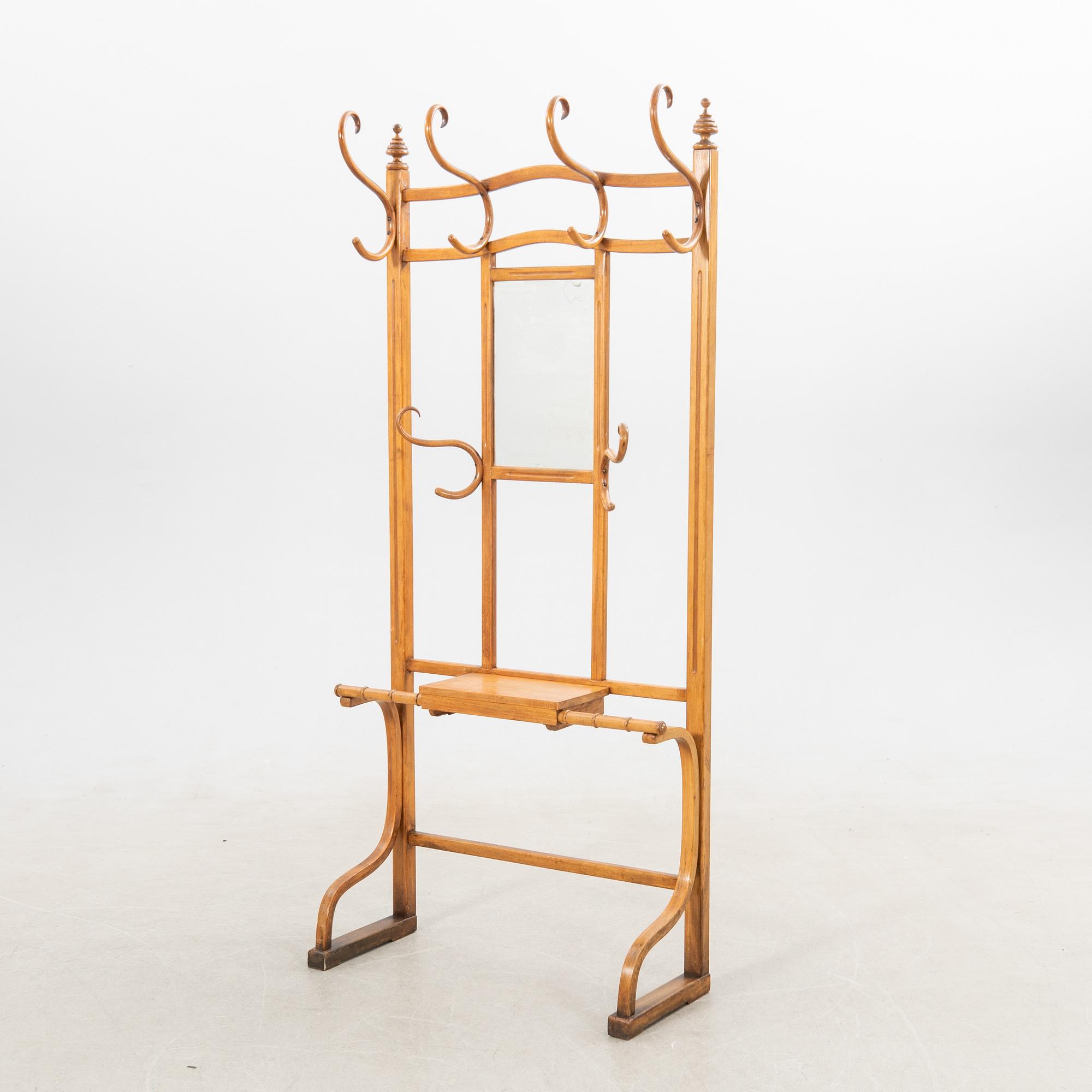 Hall furniture/coat rack, Art Deco style, 20th century.