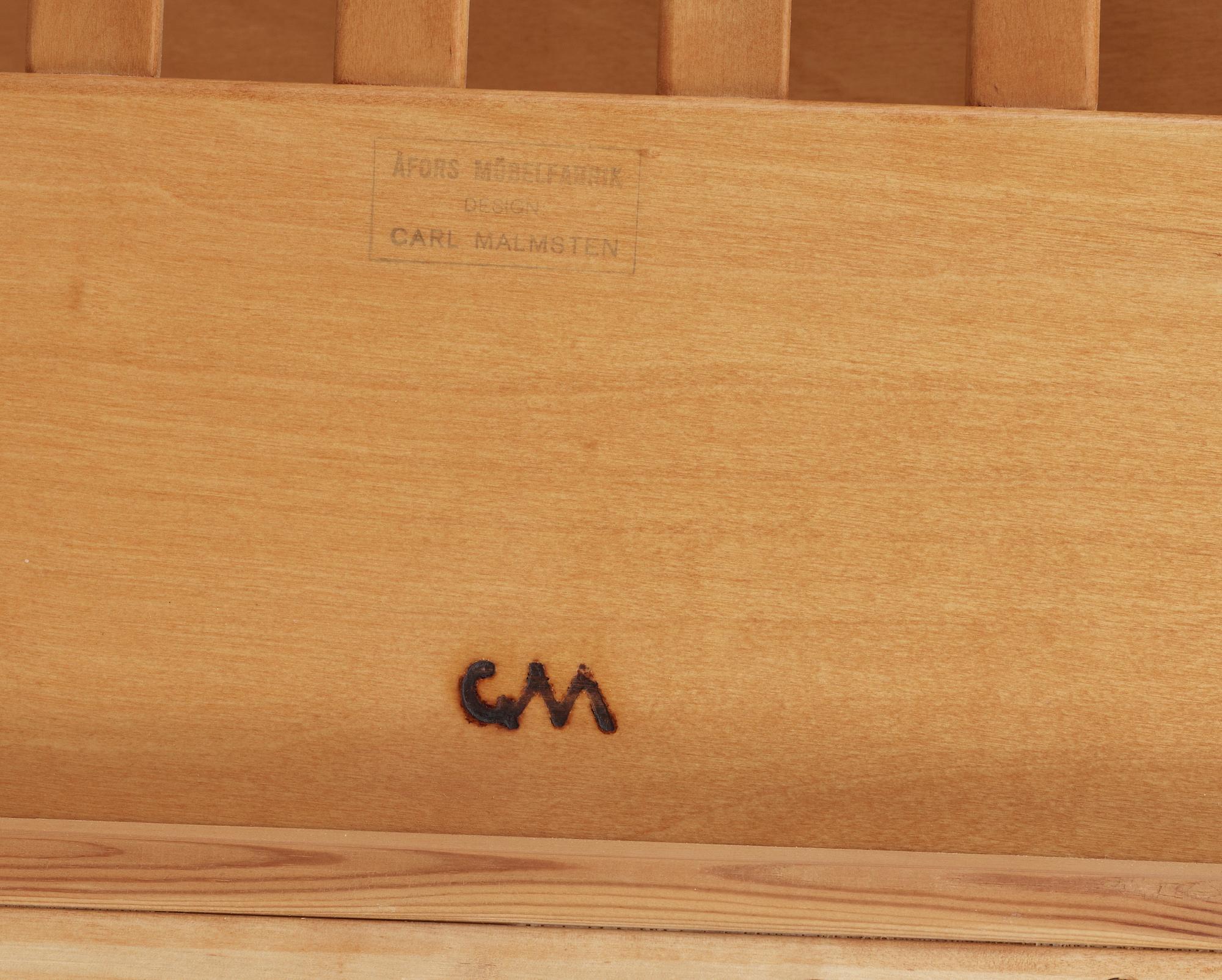 SÄNG, Carl Malmsten, Åfors Möbelfabrik, 1900-talets andra hälft.